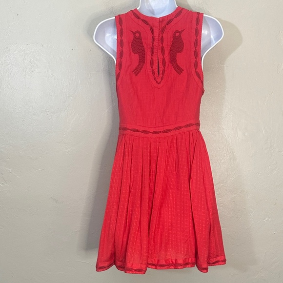 Free People Scarlet Floral Mini Dress - Picture 2 of 3